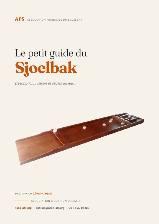 Couverture du petit guide du Sjoelbak