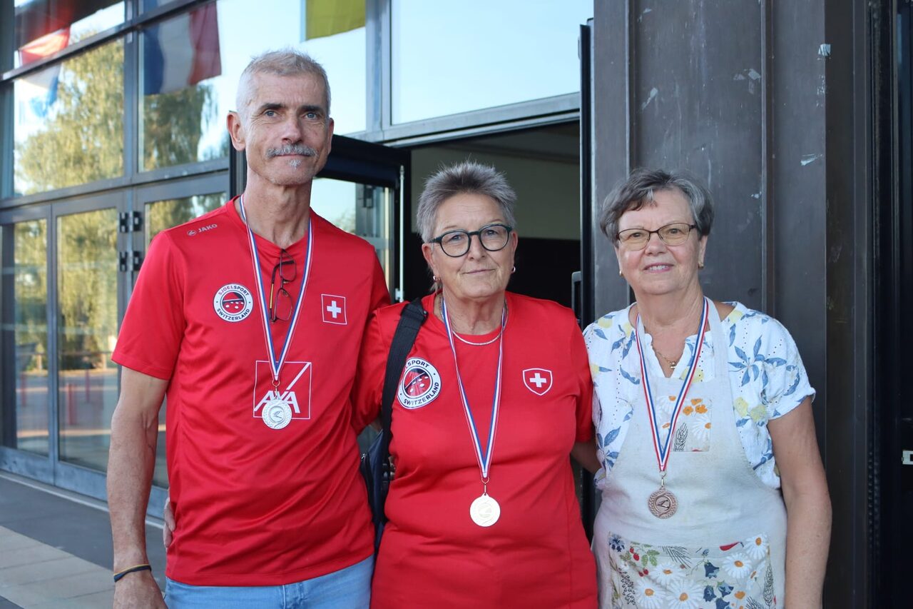 Les médaillés de la délégation suisse